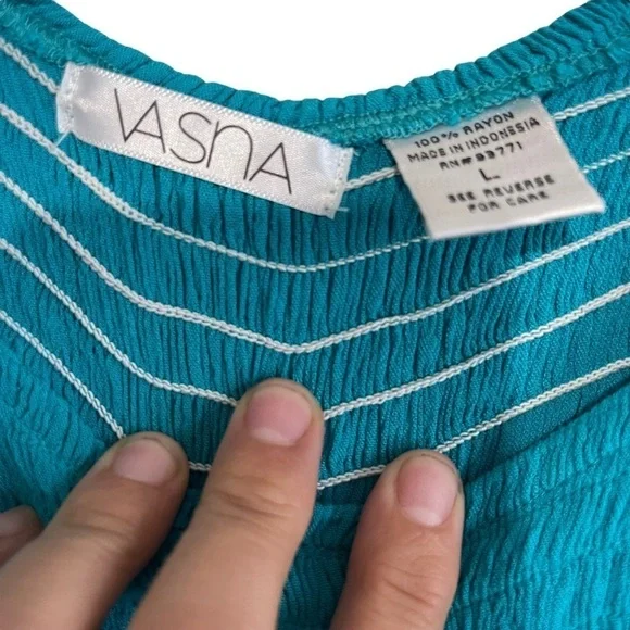 Vasna smocked mini dress - Picture 3 of 4